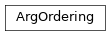 Inheritance diagram of ArgOrdering