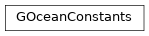 Inheritance diagram of GOceanConstants