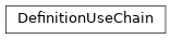 Inheritance diagram of DefinitionUseChain