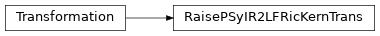 Inheritance diagram of RaisePSyIR2LFRicKernTrans